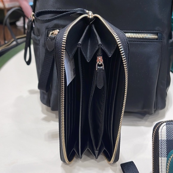 Kate Spade Chelsea Nylon Large Continental Wallet
Color: Black 
NWT - Picture 14 of 16